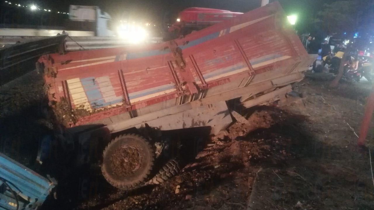 Ereğlide traktör kazası