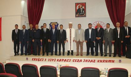 Cezaevinde hafız olan hükümlü için icazet töreni yapıldı