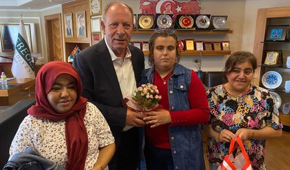 ENGELLİLERDEN ÖZEL ZİYARET