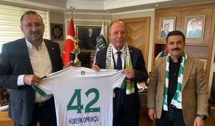 EREĞLİ SPORDAN BAŞKANA ZİYARET