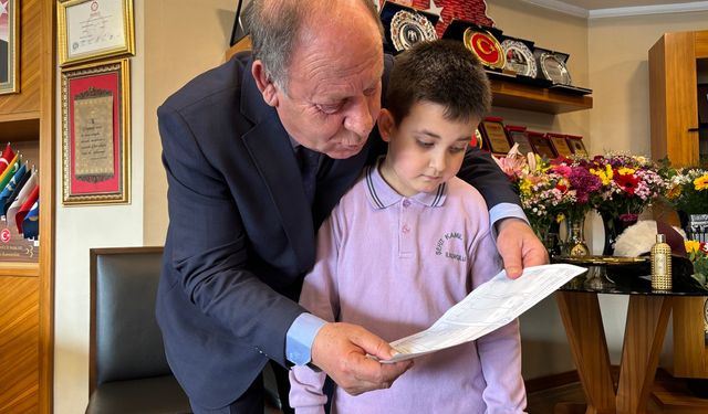 BAŞKANIN ÇOCUKLARA MESAJI VAR