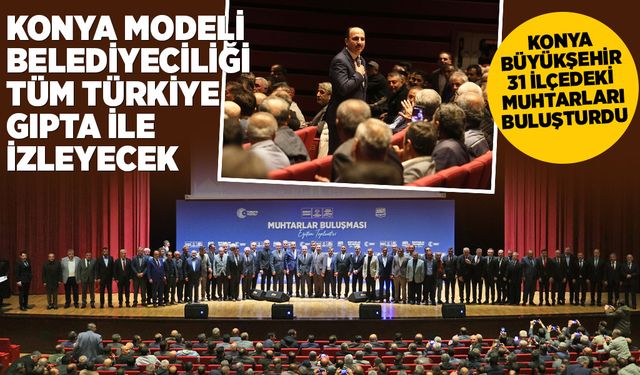 BULUŞMAYA EREĞLİDE'Kİ MUHTARLARDA KATILDI