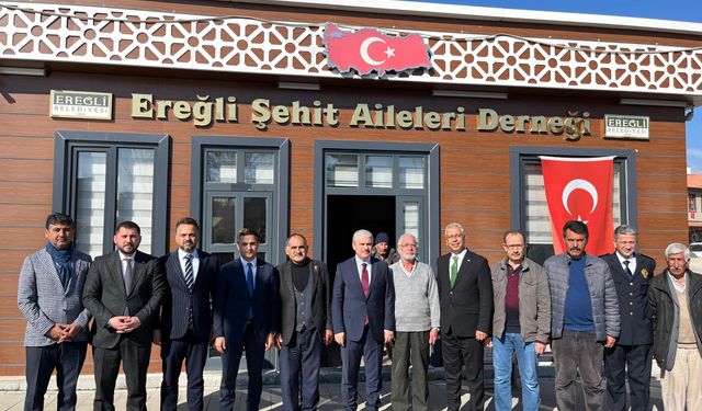 EREĞLİ VALİ AKINI AĞIRLADI