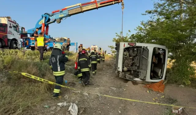 EREĞLİ’DE OTOBÜS KAZASI