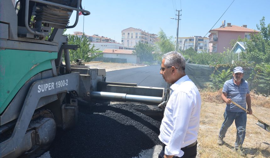 SEZONUN İLK ASFALTI DÖKÜLDÜ