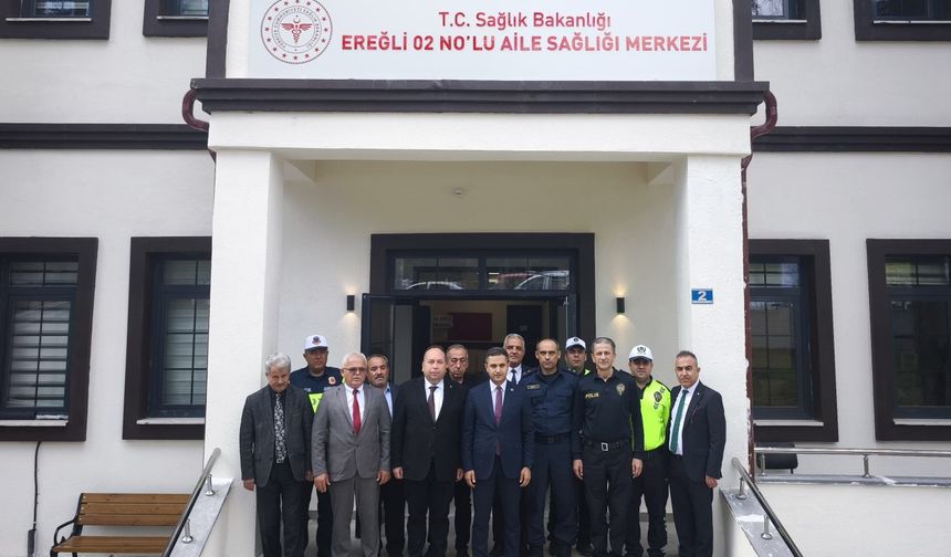 AİLE SAĞLIĞI MERKEZİNİ İNCELEDİ